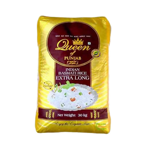 Queen Punjab Indian Basmati Rice – Extra Long Grain – SS RICE PRODUCTS